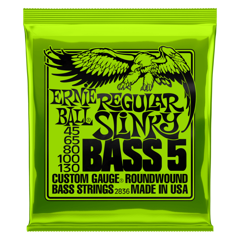 Ernie Ball Regular Slinky Nickel Wound 5-String Bass
