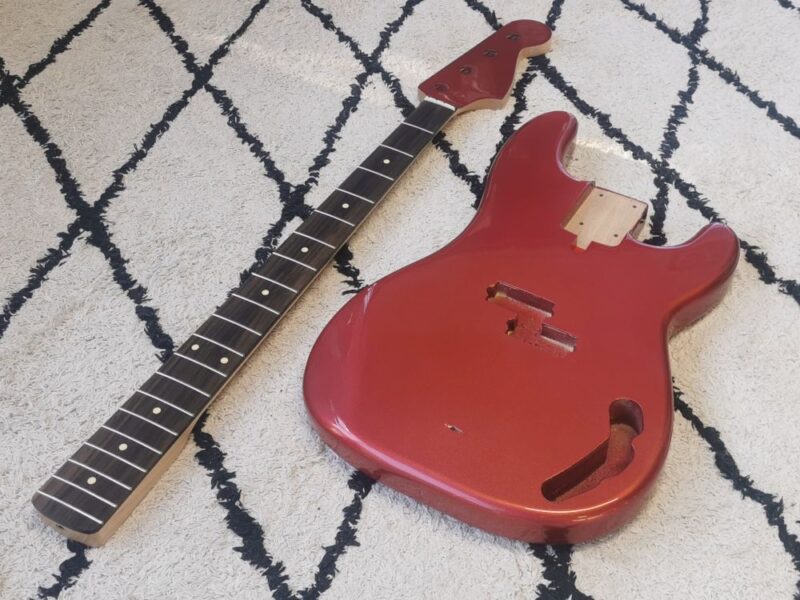 P Bass Body Neck Kit Set - Image 4