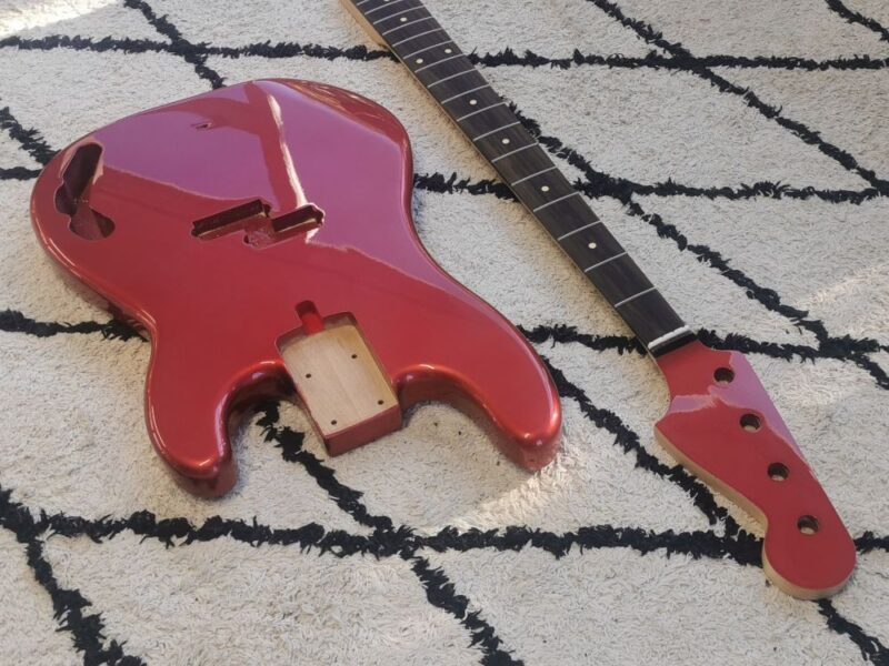 P Bass Body Neck Kit Set - Image 5