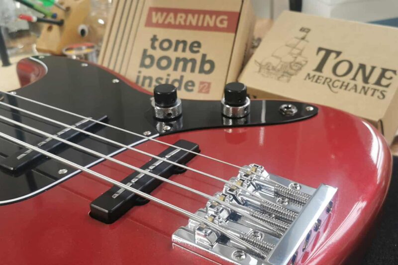 Jazz Bass Upgrade Pack - 5 String J Blades with Concentric Controls - Image 2